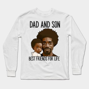 Father And Son Best Friends For Life Father's Day Gift Long Sleeve T-Shirt
